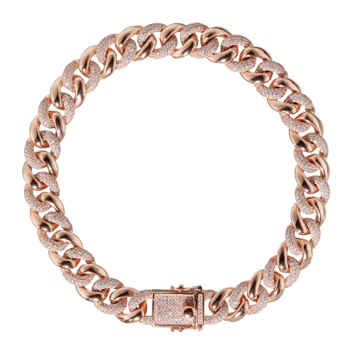 Miami Choker Pink Gold Plated